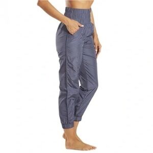 Free People The Way Home Joggers Deep Sea Purple Large